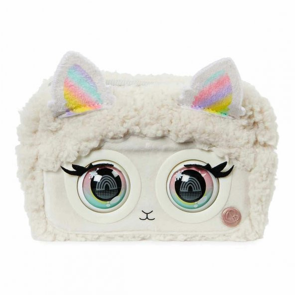 6062238 Purse Pets Fluffy Çanta-Göz Kırpan Interaktif Çanta - 4