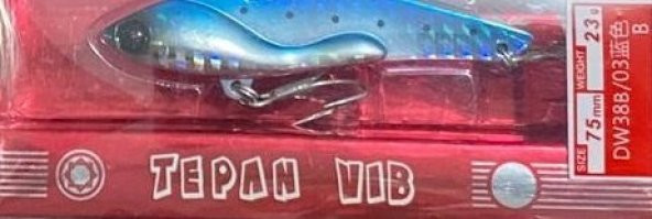 TEPAN -Vibra Jig Yem 75mm-23Gr. Mavi