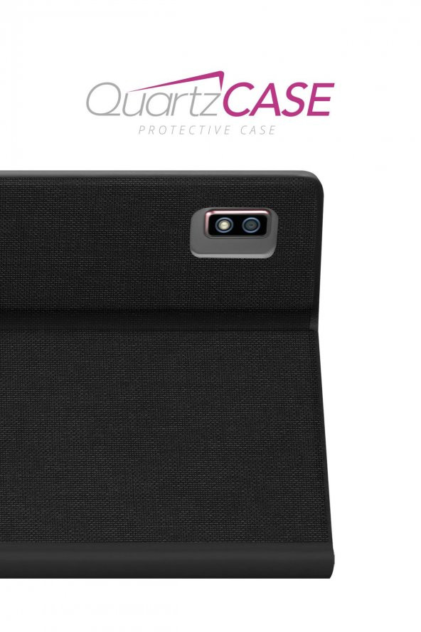 Vorcom QuartzPro QuartzLite Tablet Kılıfı Katlanabilir Standlı 360 Ön Arka Tam Koruma - 3