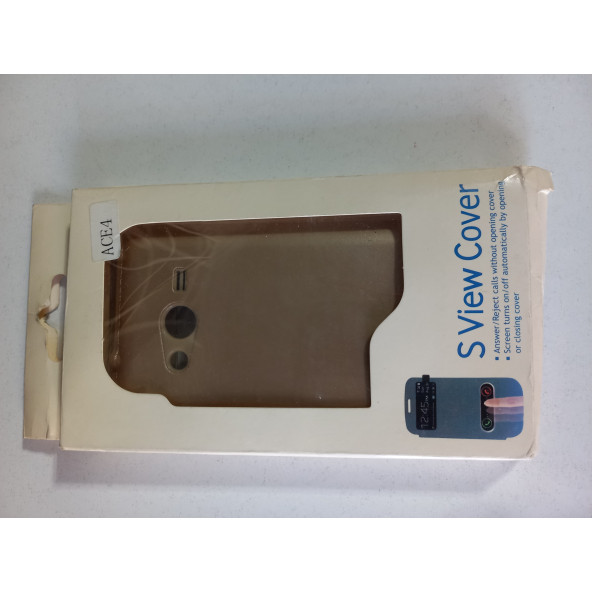ASLANTİC SAMSUNG ACE 4 PENCERELİ KILIF