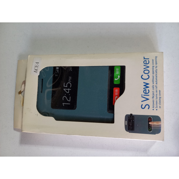 ASLANTİC SAMSUNG ACE 4 PENCERELİ KILIF - 2