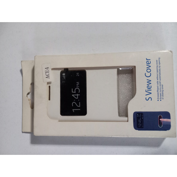 ASLANTİC SAMSUNG ACE 4 PENCERELİ KILIF - 3