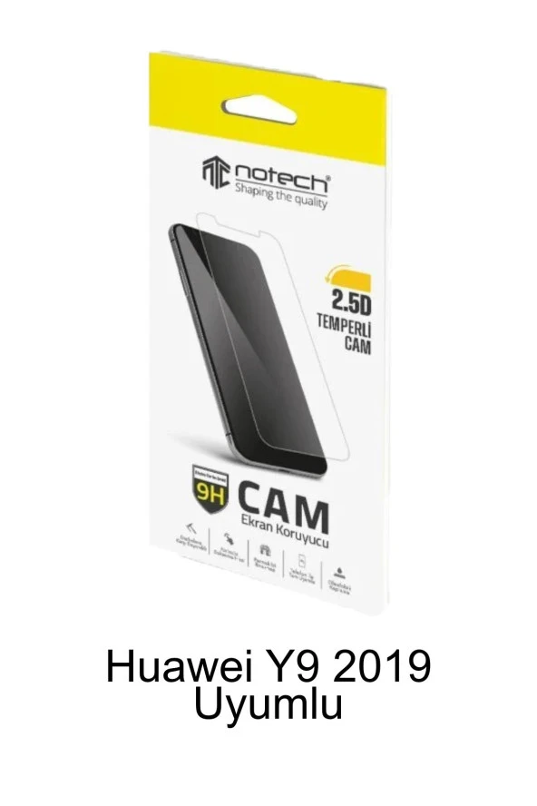 Huawei Y9 2019 Uyumlu Temperli Cam Ekran Koruyucu