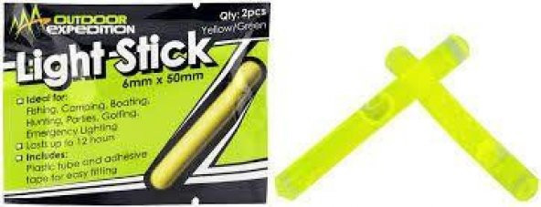 Outdoor expedition light stick SARI - Fosfor 4,5X38MM 5 ADET - 8