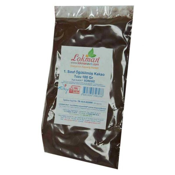 1. Sınıf Öğütülmüş Kakao Tozu 100 Gr Paket - 3