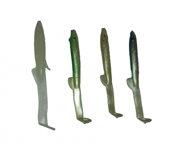 FLADEN  6.5,CM İĞNESİZ SİLİKON YEM 10 Lİ SET - 2