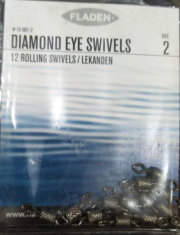 FLADEN  DIAMOND 12 ROLLING SWIVELS / LEKANDEN FIRDÖNDÜ  PAKET
