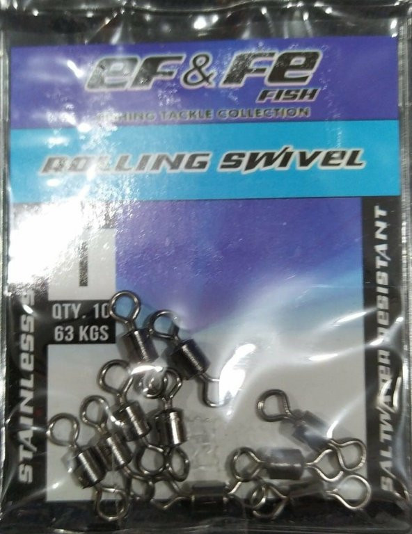 EF&FE ROLLING SWIVEL ÇELİK PASLANMAZ  PAKET FIRDÖNDÜ - 7