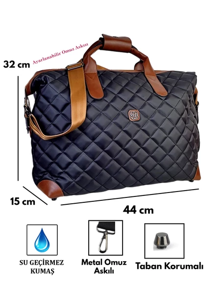 Kapitone Kadın Çantası Büyük Boy Çok Amaçlı 8683255011958 - 3