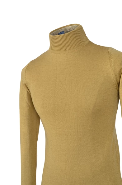 Cengiz İnler Yarım Balıkçı Düz Slim Fit Erkek Triko - 9