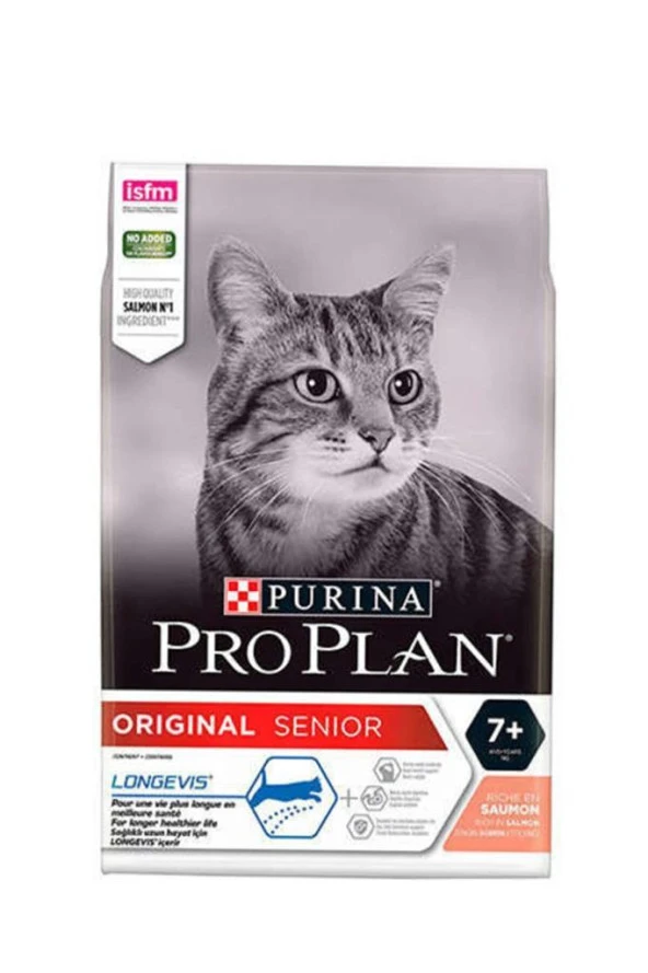 Proplan Senior Somonlu Yaşlı Kedi Maması 3 Kg
