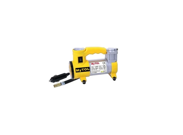 MYTOL 12V METAL GÖVDE ELEKTRİKLİ HAVA KOMPRESÖRÜ FY-001A KIT