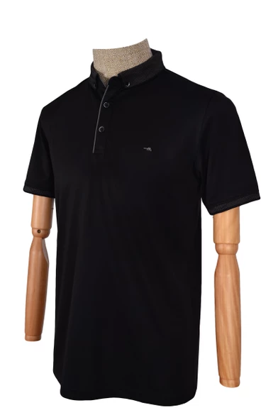Cengiz İnler Polo Yaka Ribanalı Erkek T-shirt