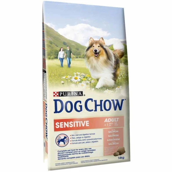 Purina Dog Chow Somonlu Hassas Yetişkin Köpek Maması 14 Kg