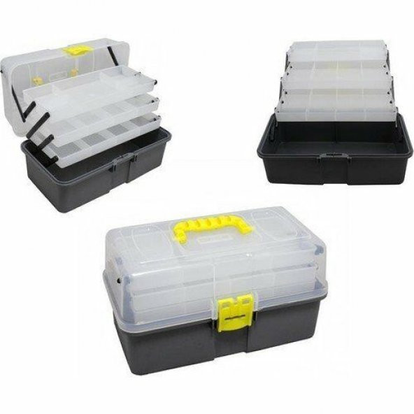 Barracuda 16 Prof. Balıkçı Takım Çantası SİYAH-SARI- - 5