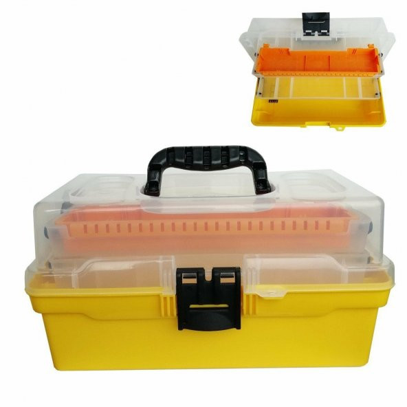 Barracuda 16 Prof. Balıkçı Takım Çantası SİYAH-SARI- - 8