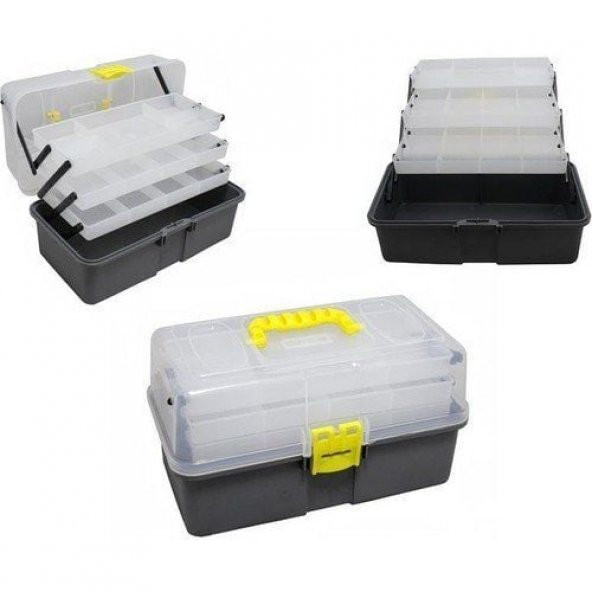 Barracuda 16 Prof. Balıkçı Takım Çantası SİYAH-SARI- - 9