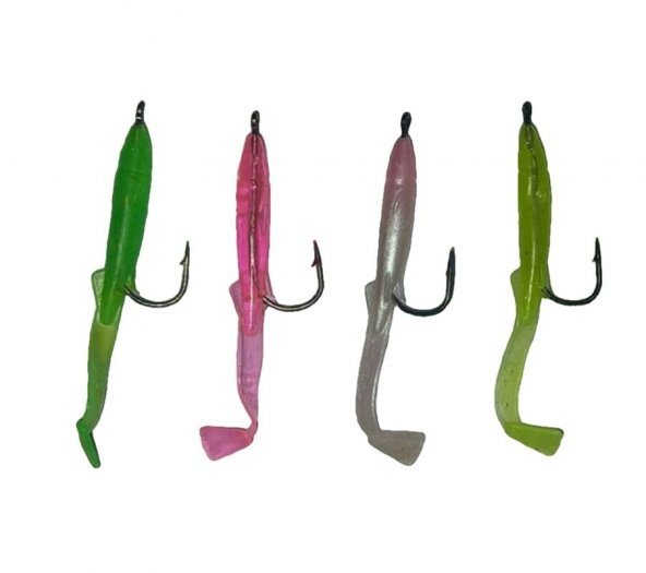 FLADEN 5,5CM SİLİKON YEMLER 10 LÜ PAKET - 3