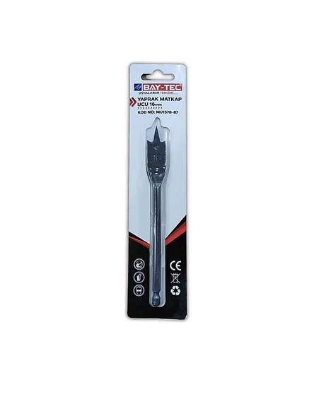 YAPRAK AHŞAP DELİCİ MATKAP UCU 16 MM BAY-TEC MU1578-87 - 1