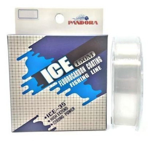 PANDORA Ice Fluorocarbon Misina 0.18mm / 4,5 Kg - Resim 2