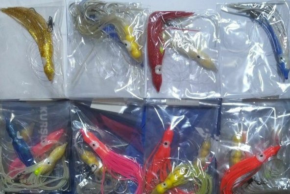 TOP ARKASI-8CM AHTOPOT-SİLİKON-HAZIRTAKIM İĞNE 1 PAKET 10 ADET - 8