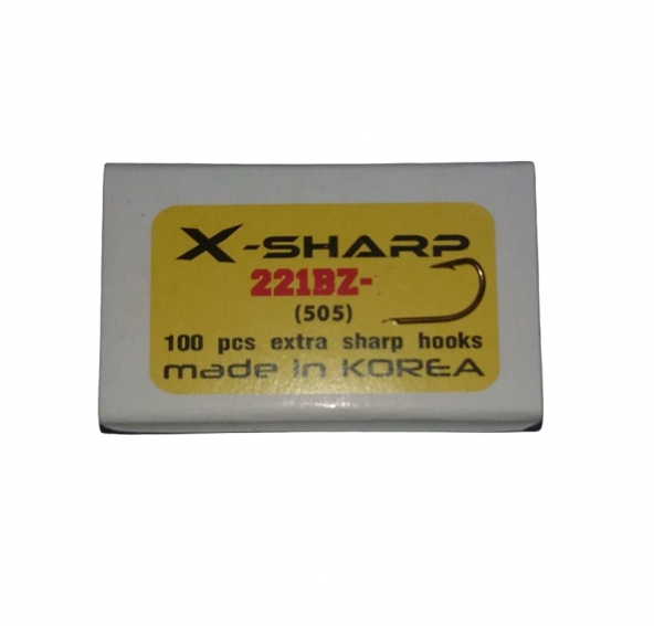 X-SHARP - 221-BZ -BRONZ SİYAH 100lü Kutu Kore İğne