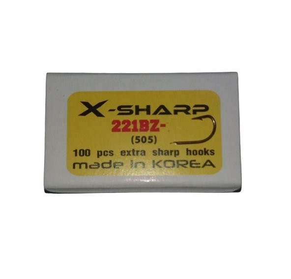 X-SHARP - 221-BZ -BRONZ SİYAH 100lü Kutu Kore İğne - 9