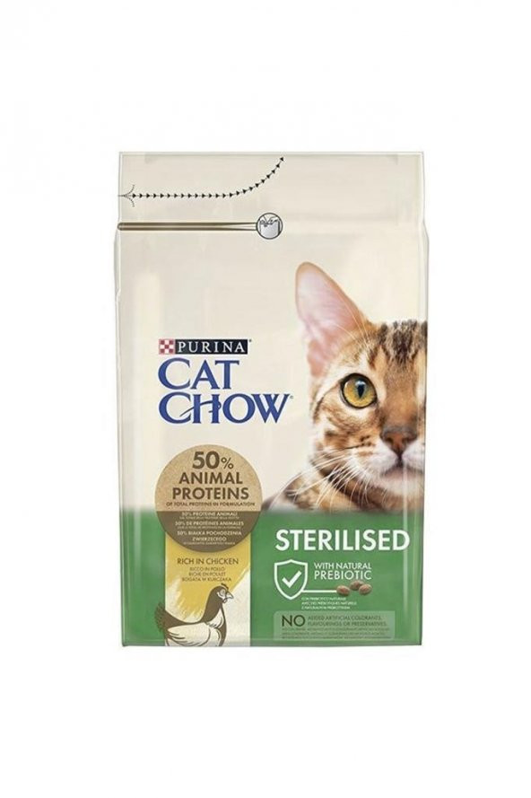 Purina Cat Chow Sterilised Tavuklu Yetişkin Kedi Maması 3 kg