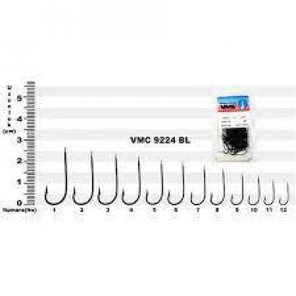 VMC 9224 BL-UZUN SAPLI CAPRAZ CELİK  İĞNE 1 PAKET 10 ADET