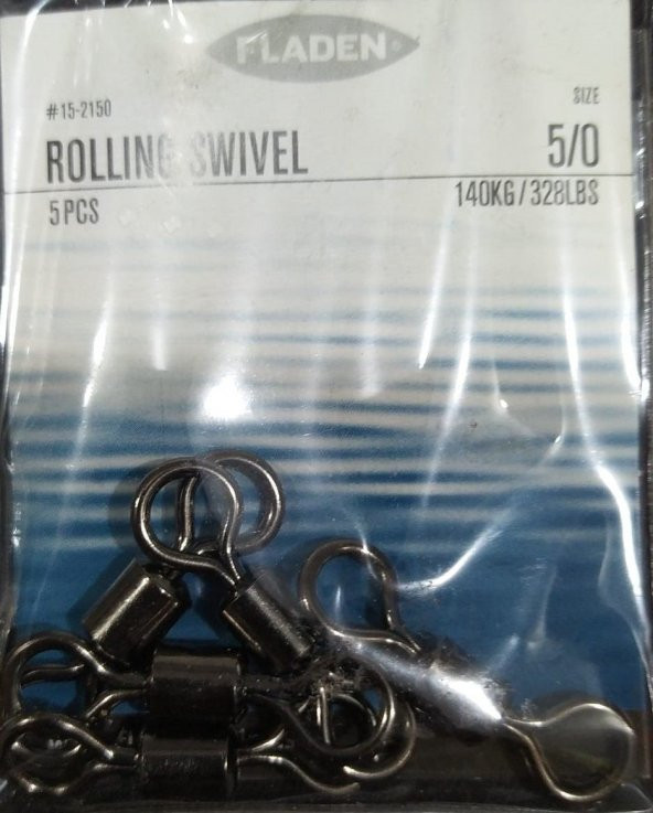 FLADEN - FIRDÖNDÜ-ROLLING SWIVEL-5/0- PAKET - 11