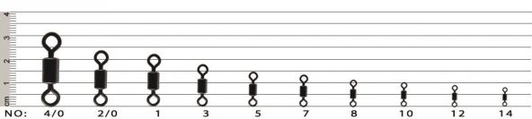 FLADEN - FIRDÖNDÜ-ROLLING SWIVEL-1-2-4-PAKET - 11