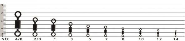 FLADEN - FIRDÖNDÜ-ROLLING SWIVEL-1-2-4-PAKET - 8