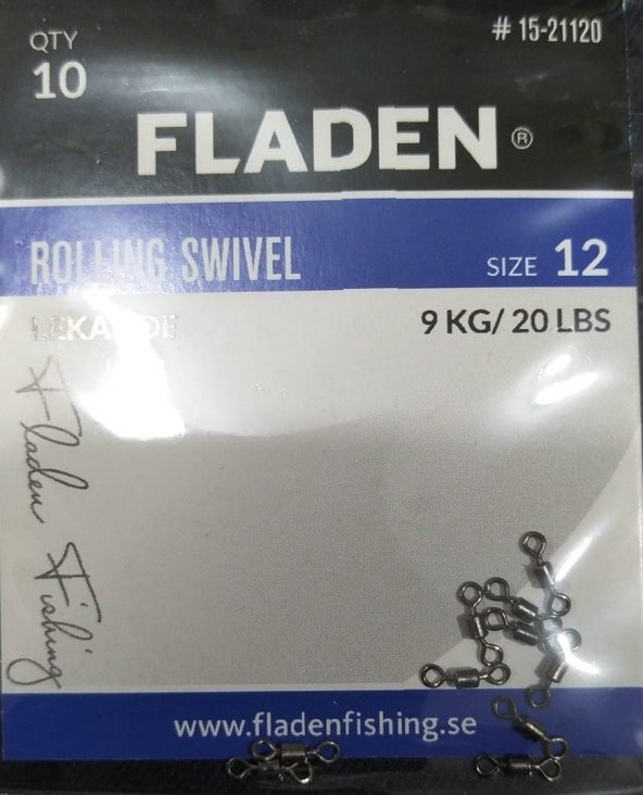 FLADEN - FIRDÖNDÜ-ROLLING SWIVEL-6-8-10-12-PAKET - 9