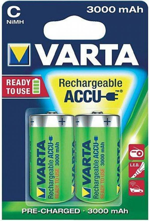 VARTA BUYUK SARZLI PİL 2 Lİ - 2