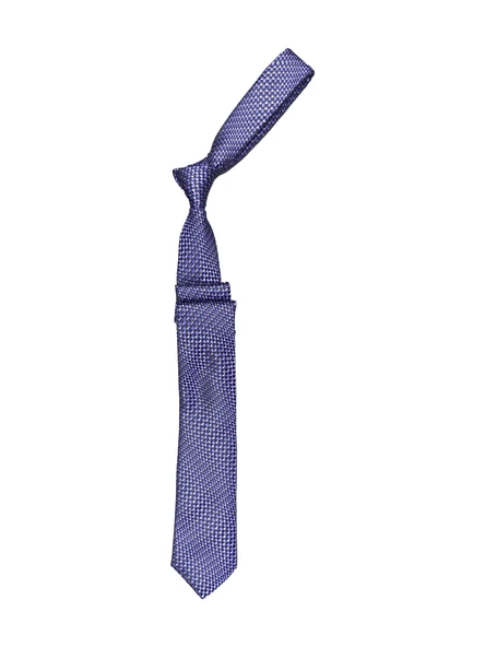 Cengiz İnler Dokuma Çizgili Mikrofiber Erkek Kravat Aksesuar