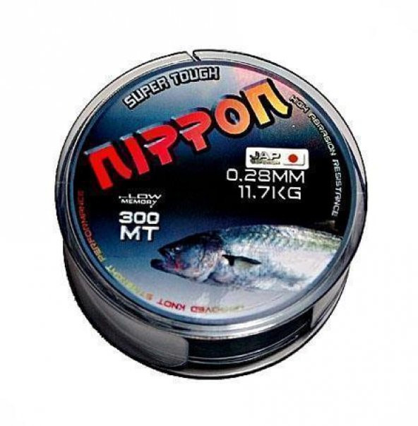 NİPPON 0,28MM 11,7 TEST 300MT GRİ MİSİNE