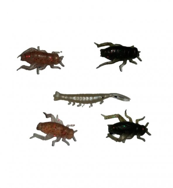 SEA HORSE 5CM KURT SİLİKON 8 Lİ SET - Resim 3