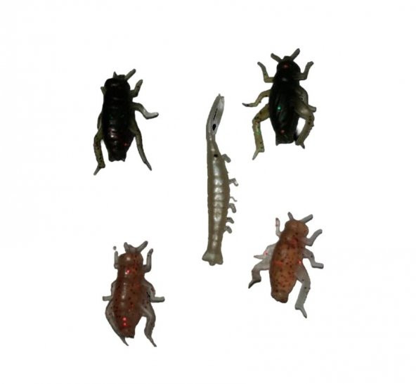 SEA HORSE 5CM KURT SİLİKON 8 Lİ SET - Resim 4