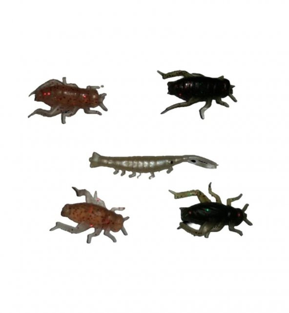 SEA HORSE 5CM KURT SİLİKON 8 Lİ SET - Resim 5