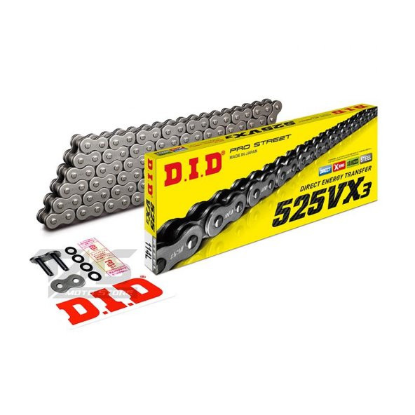 Did 525-114Vx3 2019-2021 Ducati Multistrada 950 S Uyumlu Zincir Vx3 Xring Çelik Renk