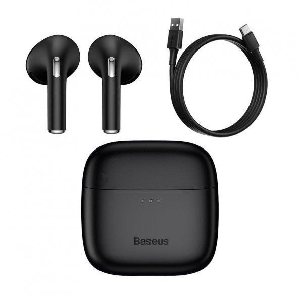 Baseus Şarj Kutulu Dokunmatik IPX5 Su Geçirmez Bluetooth Kulaklık 350 mAh Şarjlı Bluetooth Kulaklık - 4