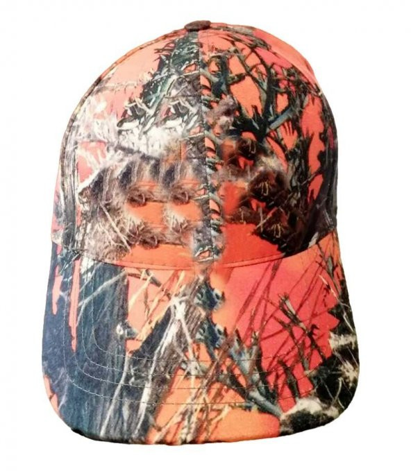 AVCI ŞAPKASI KIRMIZI MEŞE DESEN - 3