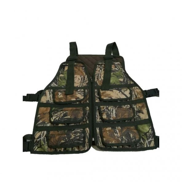 AYARLANABİLEN ORMAN DESEN KOLONLU YELEK - 4