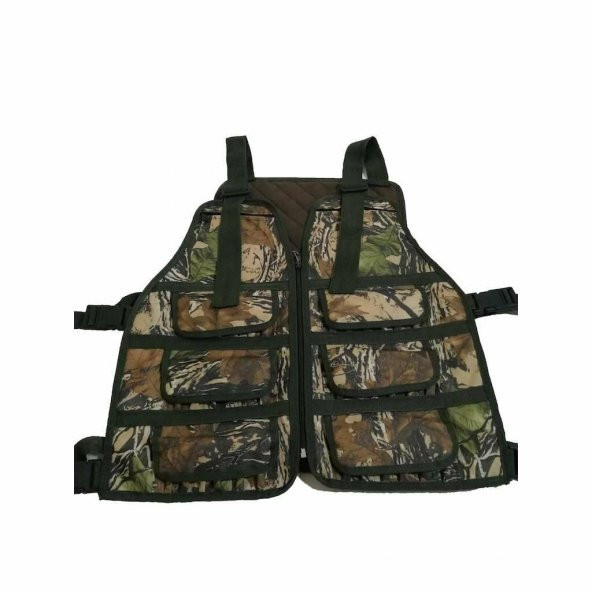 AYARLANABİLEN ORMAN DESEN KOLONLU YELEK - 6