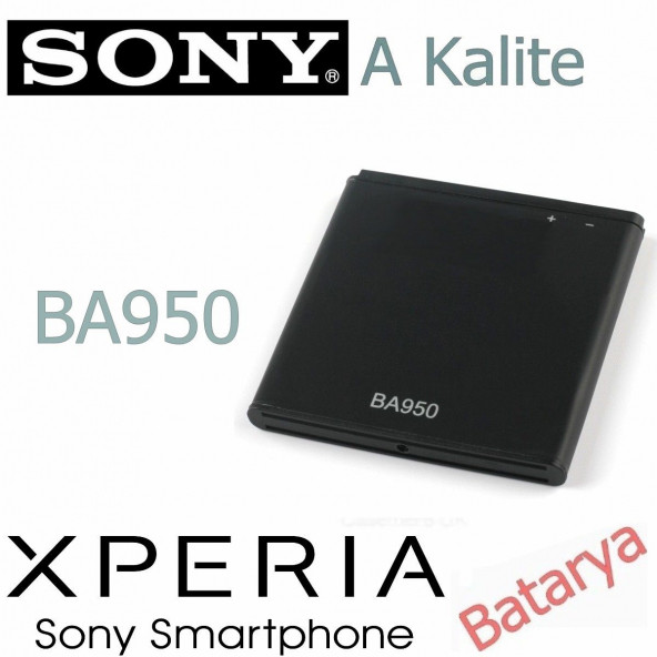 SONY BA950 Batarya Sony Xperia ZR SO-04E M36h C5502 C5503 Uyumlu Yedek Batarya