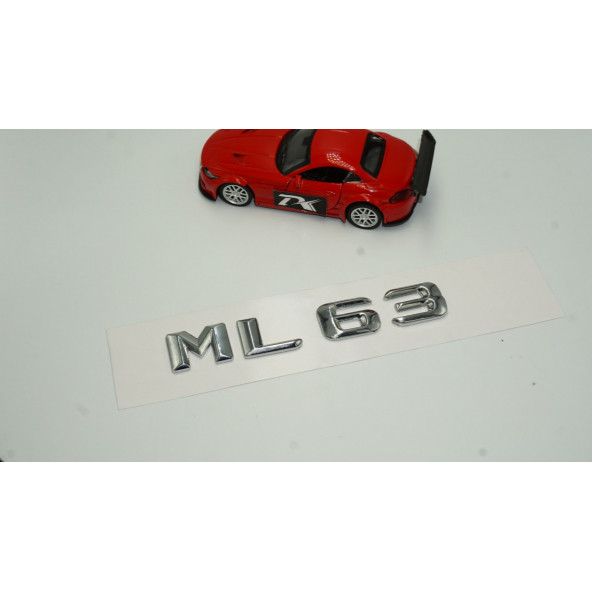 Benz ML 63 Bagaj Krom Metal 3M 3D Yazı Logo - 2