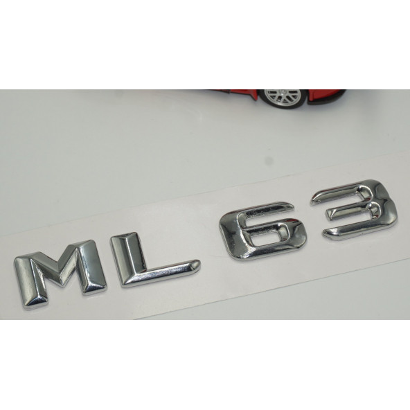 Benz ML 63 Bagaj Krom Metal 3M 3D Yazı Logo - 3