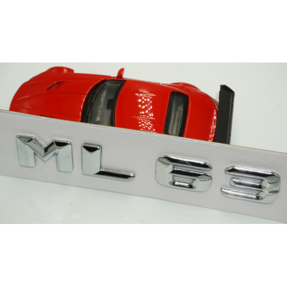 Benz ML 63 Bagaj Krom Metal 3M 3D Yazı Logo - 4