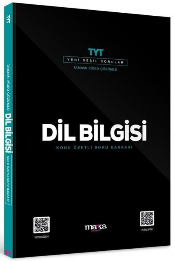 2023 TYT Dil Bilgisi Konu Özetli Yeni Nesil Soru Bankası Tamamı Video Çözümlü Marka Yayınları