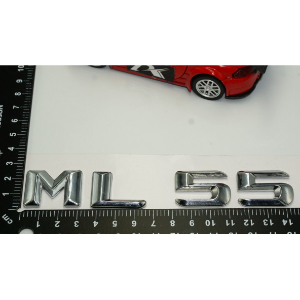 Benz ML 55 Bagaj Krom Metal 3M 3D Yazı Logo - Resim 5